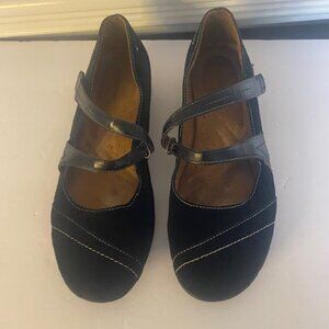 Naturalizer Nelson Black Suede, Mary Jane, Comfort women's shoes, size 9M
